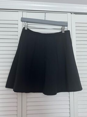 Rebecca Taylor Black Circle Skirt Work Wear Minimalist Sz 2